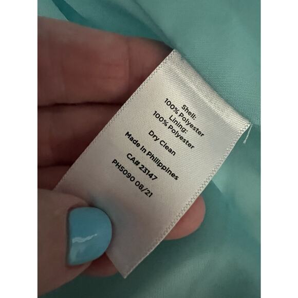 TALBOTS Women's Aqua Blue Luxe Tweed Tailored Career Blazer Jacket - Picture 12 of 14